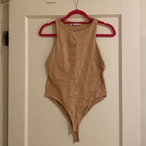 Zara nude bodysuit : Size L